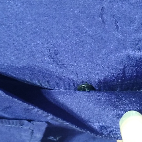 Vintage Jarama Purple Silk 💜 Top Sz.S Like New Condition (X-52 CRATE) - Picture 7 of 9